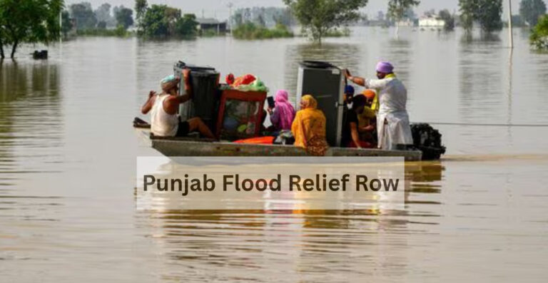 Punjab Flood Relief Row