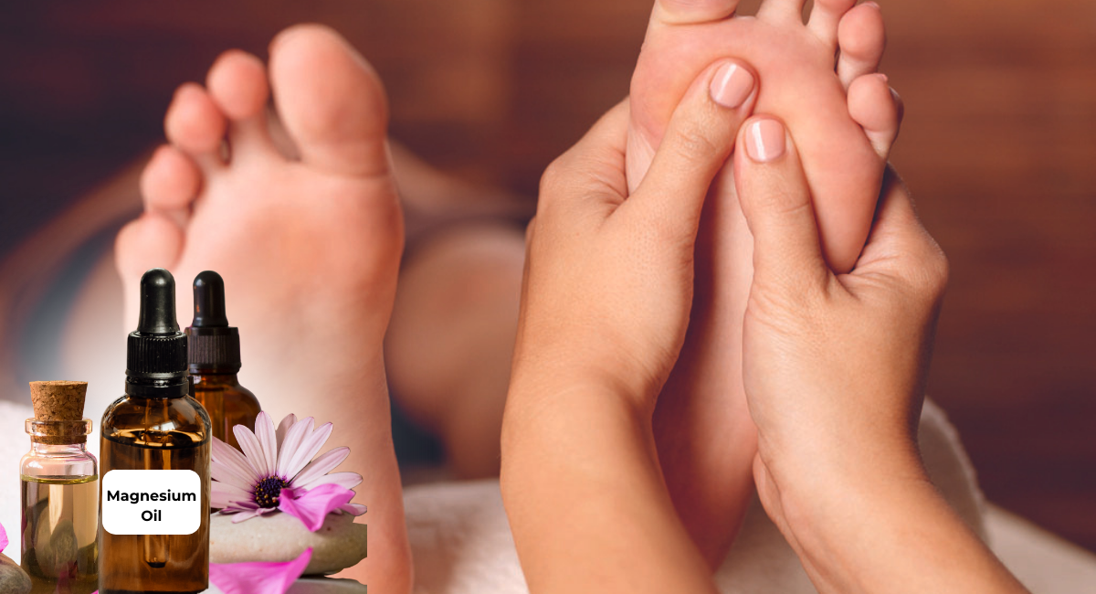 Foot Massage with Magnesium Oil