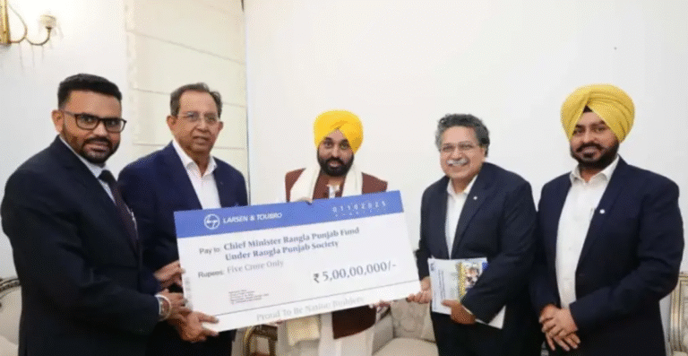 L&T CONTRIBUTES RS 5 CRORE FOR CHARDIKALA MISSION