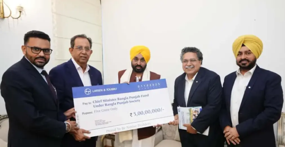 L&T CONTRIBUTES RS 5 CRORE FOR CHARDIKALA MISSION